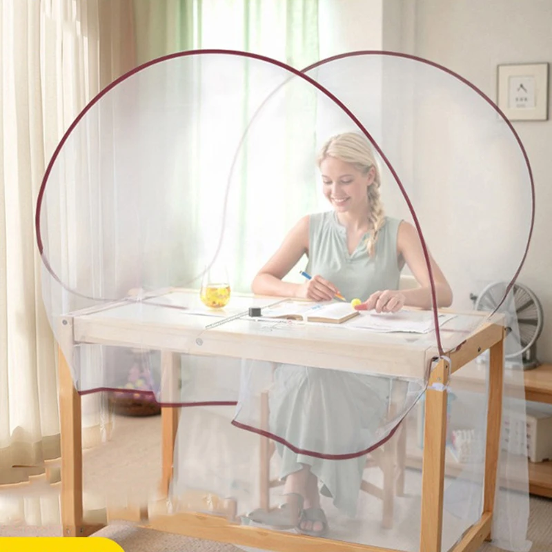 Students Camping Outdoors To Prevent Bites Study Desk Mosquito Net Cover Home Office Fully Enclosed Mosquito Net