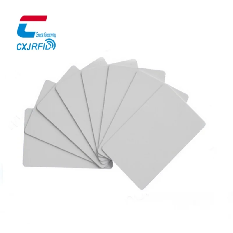 100pcs thermal printing printable blank sublimation business pvc card with double sides film