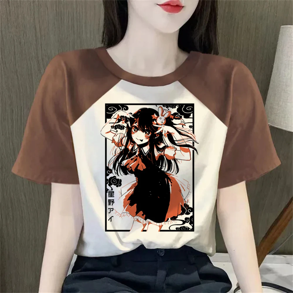 Oshi No Ko t shirt femme meme manga jojifuku streetwear cheap t-shirt Retro vintage jojifuku gyaru 80s