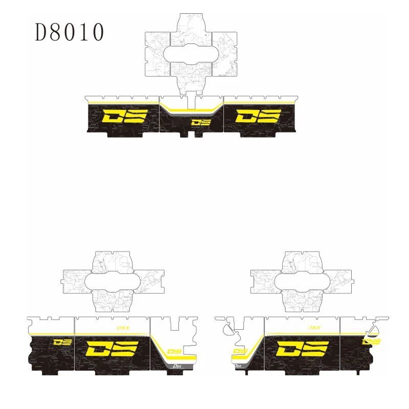 Motorcycle Stickers For VOGE DS800X DS800 X DSX 800DS 2025-2026 Top Case Panniers Protective Decals Luggage Box Decor Sticker