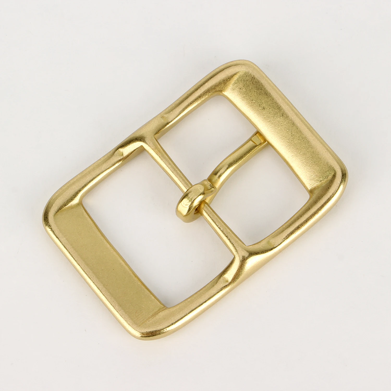 1 قطعة الصلبة النحاس 40 مللي متر حزام أبازيم النحاس النقي الرجال زنار رئيس دبوس واحد مشبك الجينز الإكسسوار DIY بها بنفسك الجينز اكسسوارات