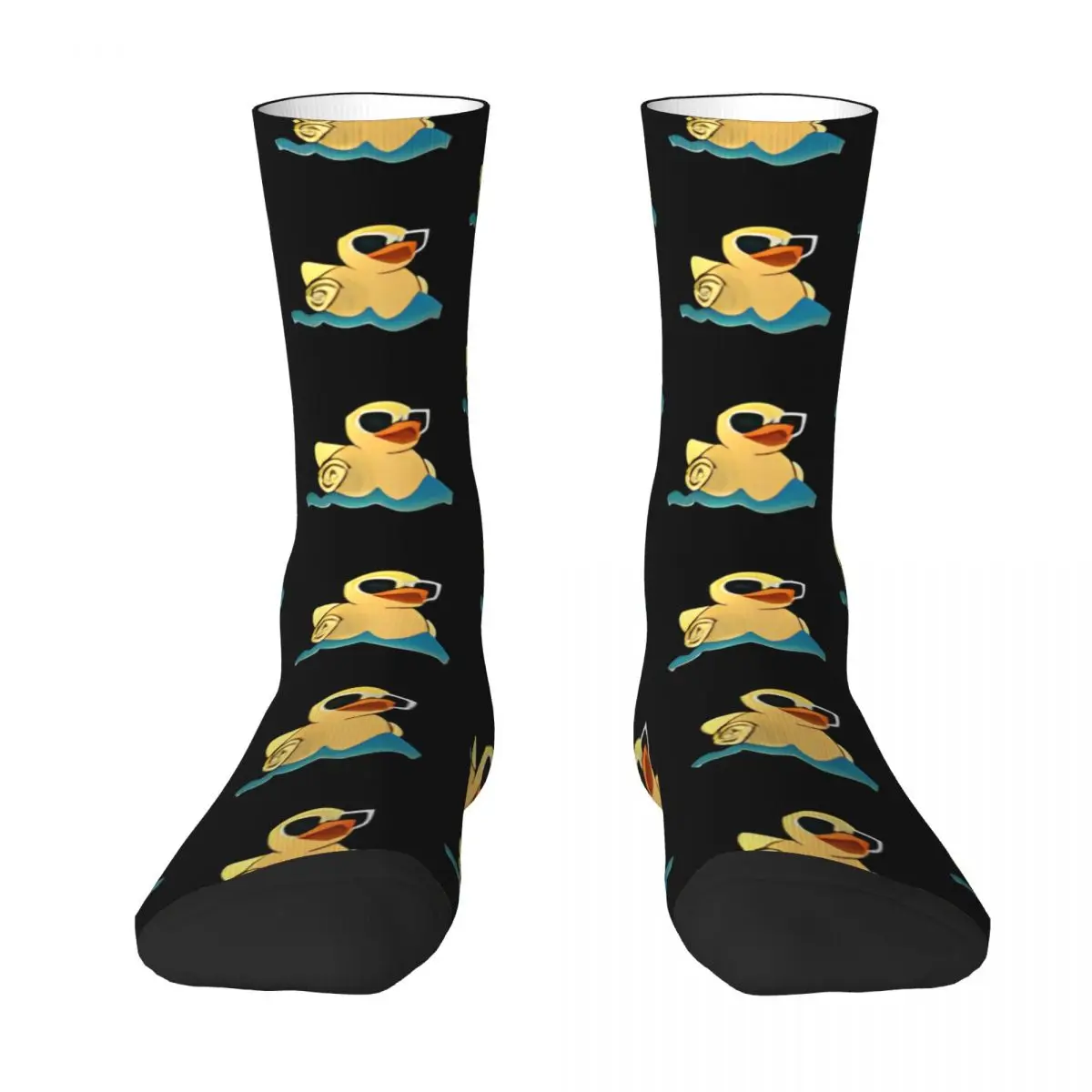 Rubber Duck Socks art of zoo Gothic Stockings Spring Non-Slip Men Socks Breathable Graphic Outdoor Sports Socks