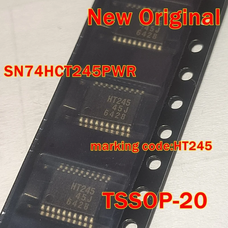 

1pcs to 100pcs SN74HCT245PWR SN74HCT245PW TSSOP-20 New Original marking code:HT245 Eight-way bus transceiver