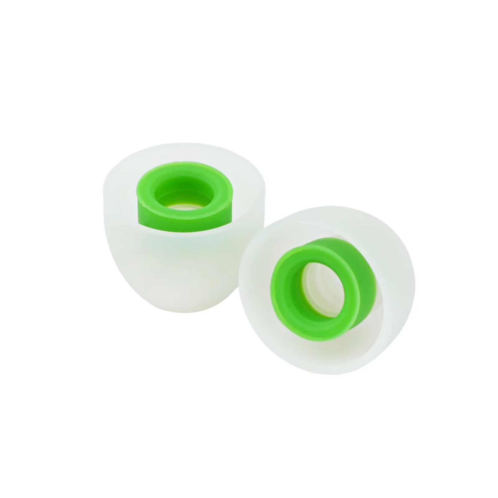 Kiwi Ears Flex Ear Tips 3 Pairs S/M/L Size Replacement Silicone IEM Tips with Innovative Earwax Protection