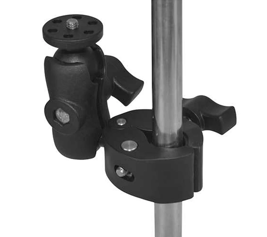 360° Universal Bracket Clamp Handlebar Mount for GoPro SJCAM SOOCOO DJI Osmo Action Cameras Bicycle Motorcycle Clip-on Accessory