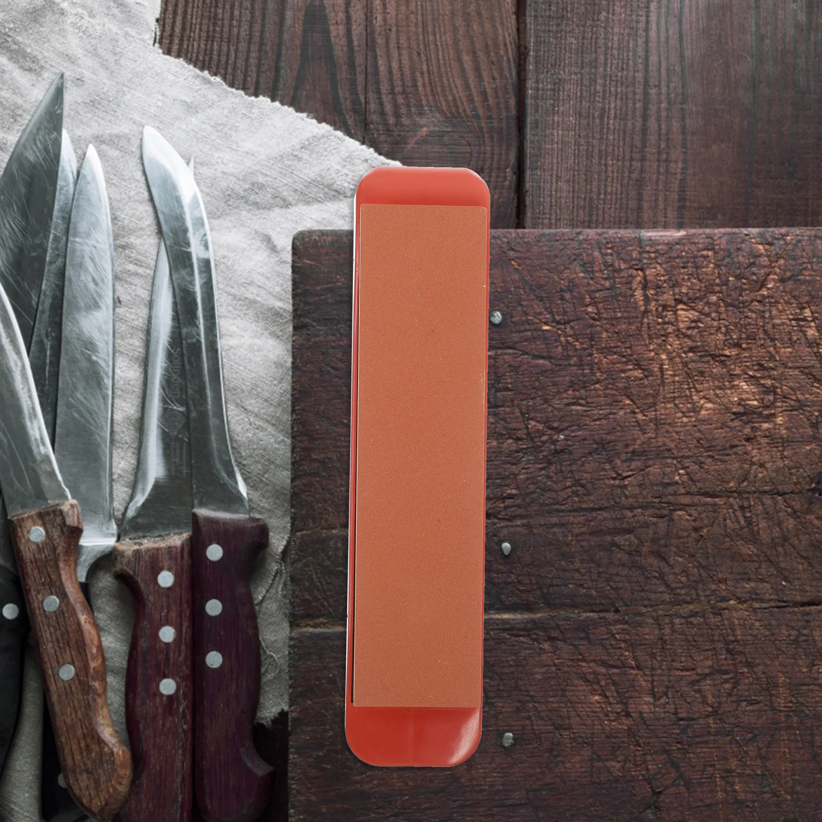

Whetstone Kitchen Tool Brown Knives Sharpening Stone Fused Alumina Stones Knives Sharpener Efficient Work Life Gift