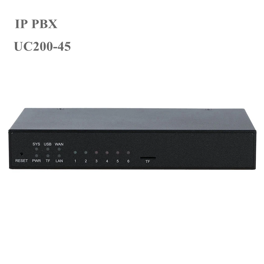 New arrival soho IP PBX UC200-45 with 220 SIP users, 45 concurrent calls VOIP free  phone system for middle and small office