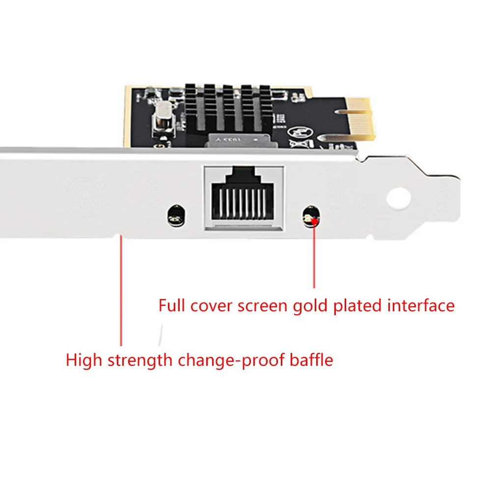 Tarjeta de red de escritorio PCI-E, 2,5G, RTL8152, juego de alta velocidad