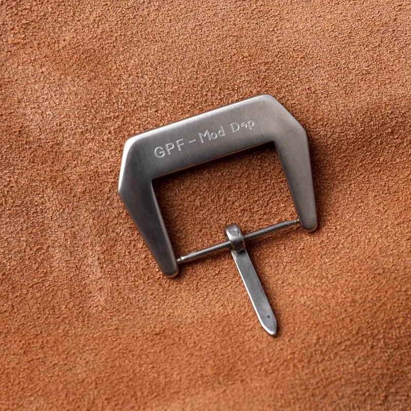 إبزيم قضيب زنبركي من الفولاذ المقاوم للصدأ من GPF لساعة Panerai PAM التجريبية ، فضي ، أداة نحت مجانية ، 22: 24: 50: 26