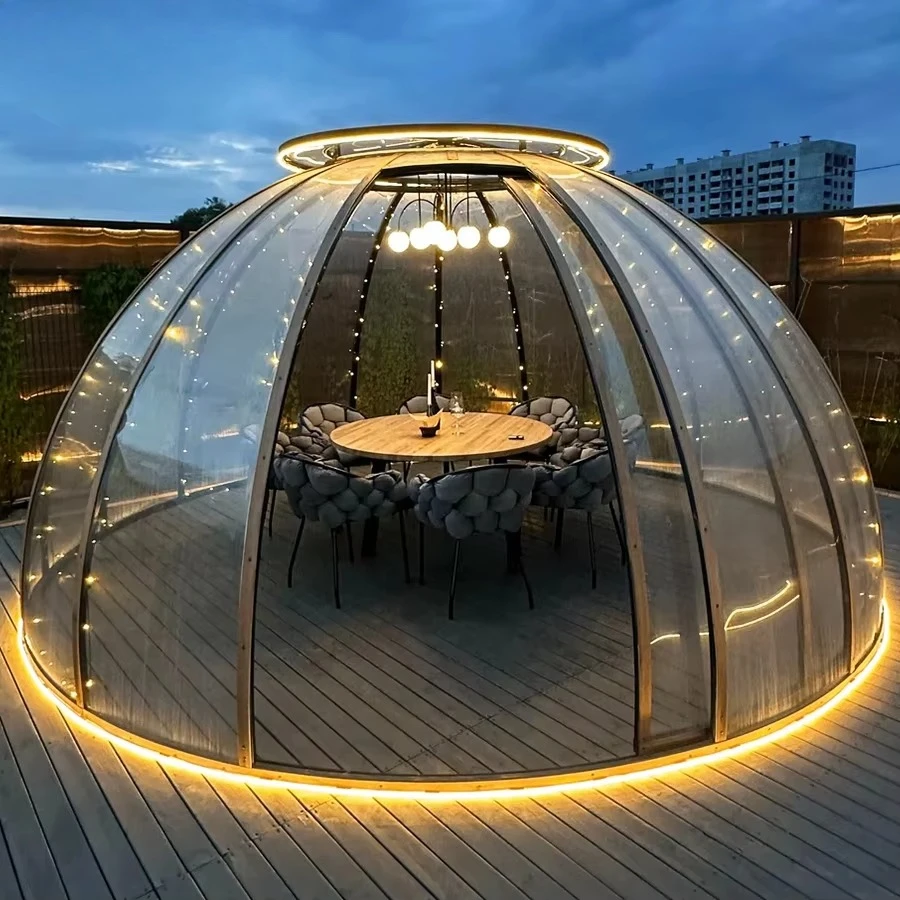 

Fashionable Bubble Houses Dome Tent Polycarbonate Camping Tent for Outdoor and Residential Events Party Hotel Use Prefab Igloo