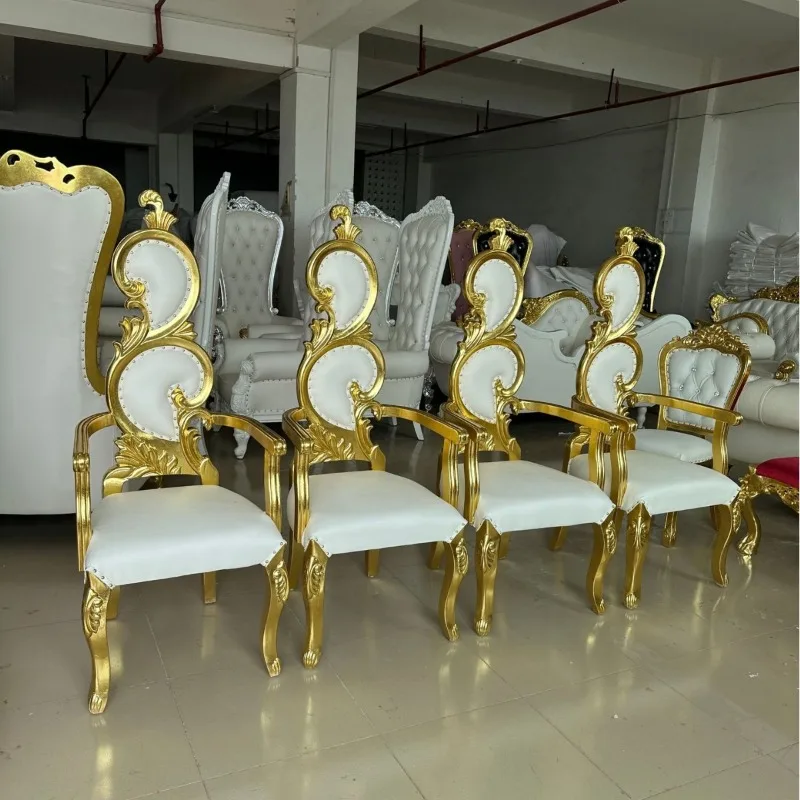 Manufacturer wholesale solid wood high back chair image chair single chair mermaid chai hotel wedding banquet