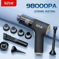 SZUK 98000PA Car Vacuum Cleaner  Mini Powerful Cleaning Machine Handheld Portable for Car and Home Appliances Wireless Cleaner
