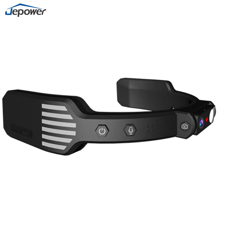 Smart Headband Customizable 4G HD 1080P Smart Video Hard Hat Real-time Intercom Outdoor Building Security Safety Helmets