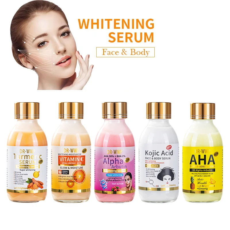 Arbutin Extract Facial Essence Revitalizing Multi-effect Hydrating Plump Essence Rich In Glutathione Turmeric Facial Care Serum