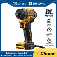 Drillpro 10mm 21+1 Torque Brushless Electric Screwdriver Cordless 280N.m Electric Drill Power Tool  For DeWalt 20V Battery