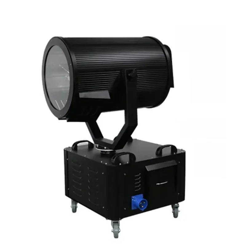 1KW-7KW outdoor xenon sky searchlight rotating sky beam light