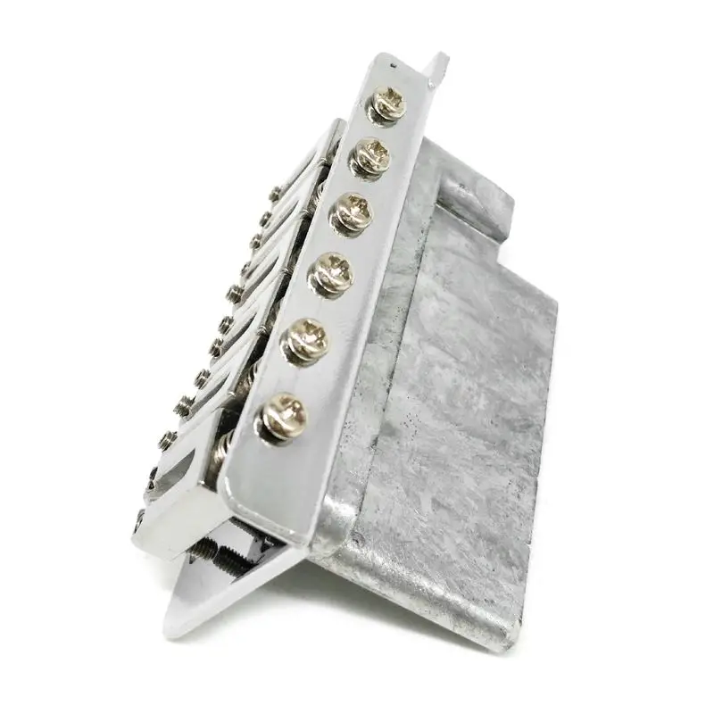 E- Guitar Standard Tremolo Bridge,6 Strings Guitar Bridge Saddle Tailpiece