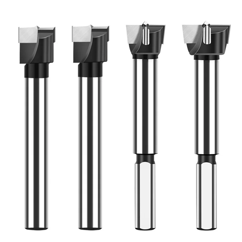 

N11R Triangular Shank Carbide Wood Drill Bits Wood Hole Opener Hinge Hole Opening Tool Flat Wing Drill