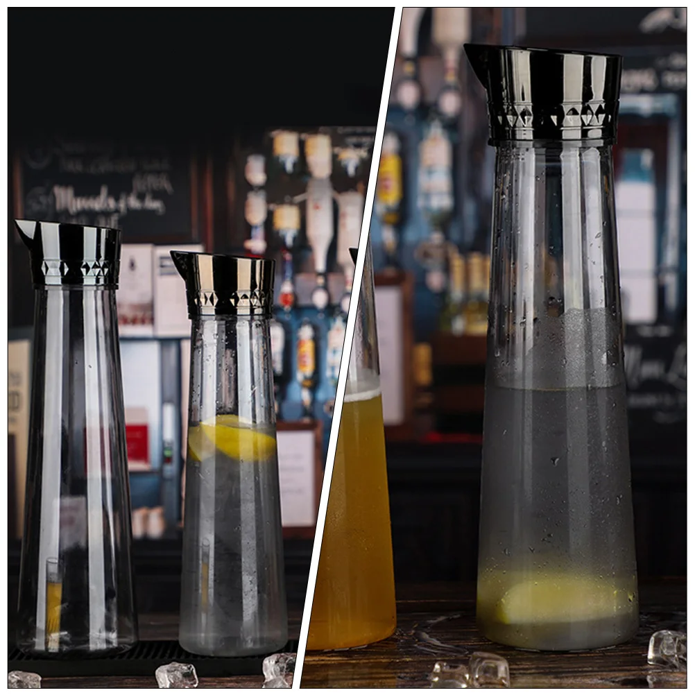 

1Pcs Party Juice Pitcher 1000ml Black Household Beverage Jug for Gathering Use Juice Pitcher Beverage Decanter