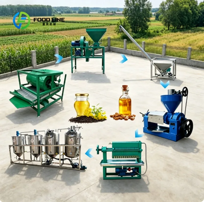 Industrial Oil Press Production Line High Efficiency Commercial Oil Extractor for Edible and Cooking Oil Factories
