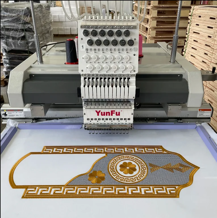 Heavy Duty BL-1201E Embroidery Machine Single Head High Accuracy for Wide Range Embroidery