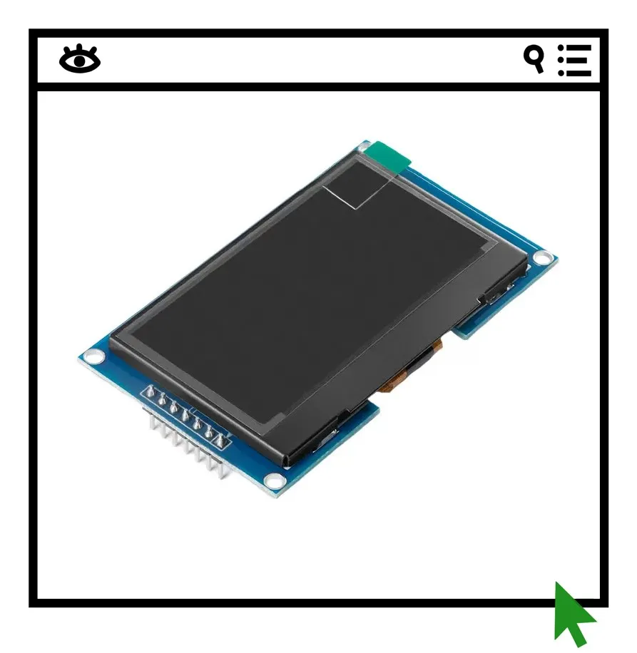 242インチoledディスプレイlcdモジュール解像度128-64-spi-icインターフェースssd1309ドライバ