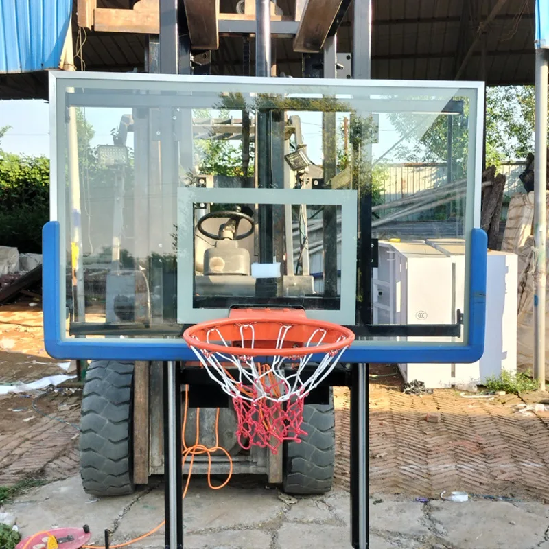 Factory sales high quality customized basketball backboard replacement 12mm tempered glass fiberglass board for basketball