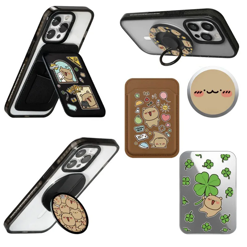 

Cute Bears Magnetic Folding Phone Stand for IPhone Galaxy