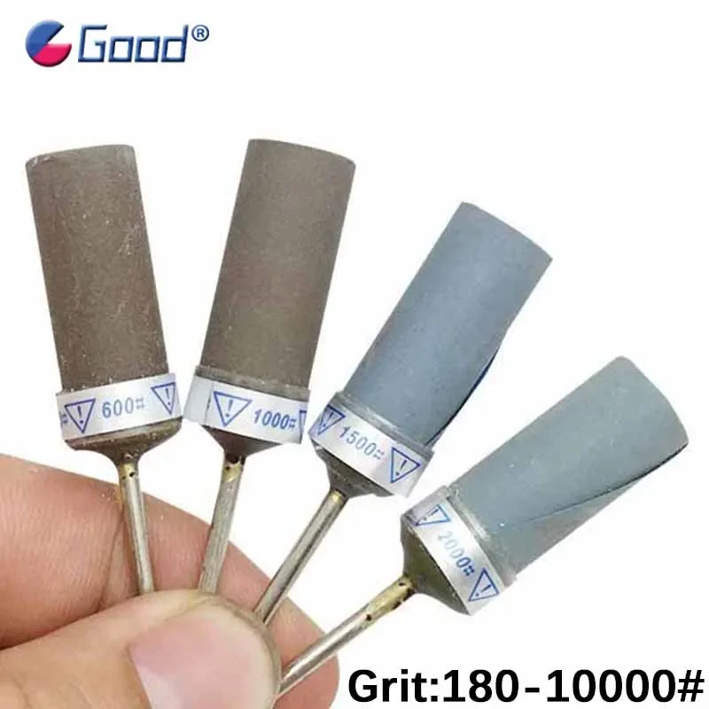 

Cylinder Sandpaper Rod Bar Sanding Stick Wet Dry Polishing Grinding Head Wheel Jewelry Making Tools Grit 180-10000