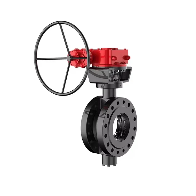 

Double flange manual butterfly valve