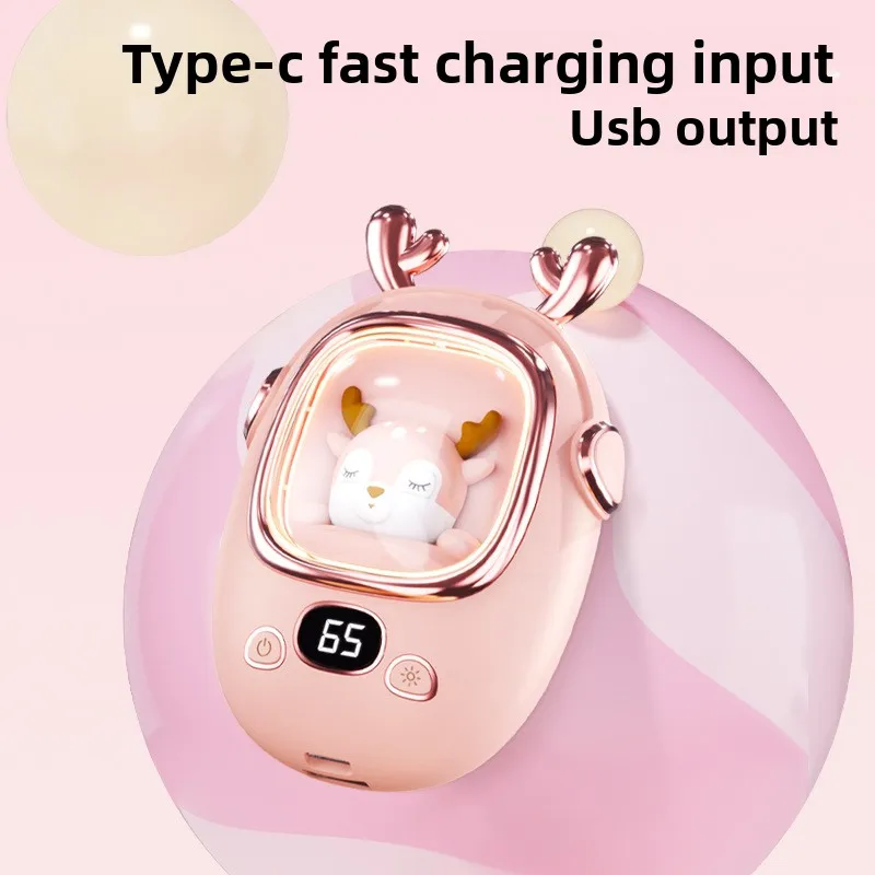 Cute Pet USB Electric Hand Warmer 3000mah Portable Mini Power Bank Winter Gift For Students Waterless Hot Water Bag - view 2