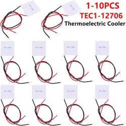 TEC1-12706 Thermoelectric Cooler Peltier 40*40MM 12V Peltier Elemente Module 65W Peltier Plate for Cooling for Power Generation