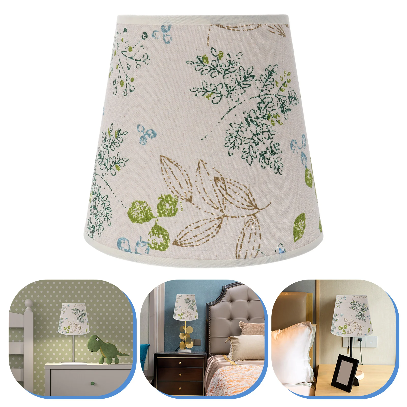 Linen Cloth Lampshade Table Lamp Lampshade Lamp Holder Lamp Cover