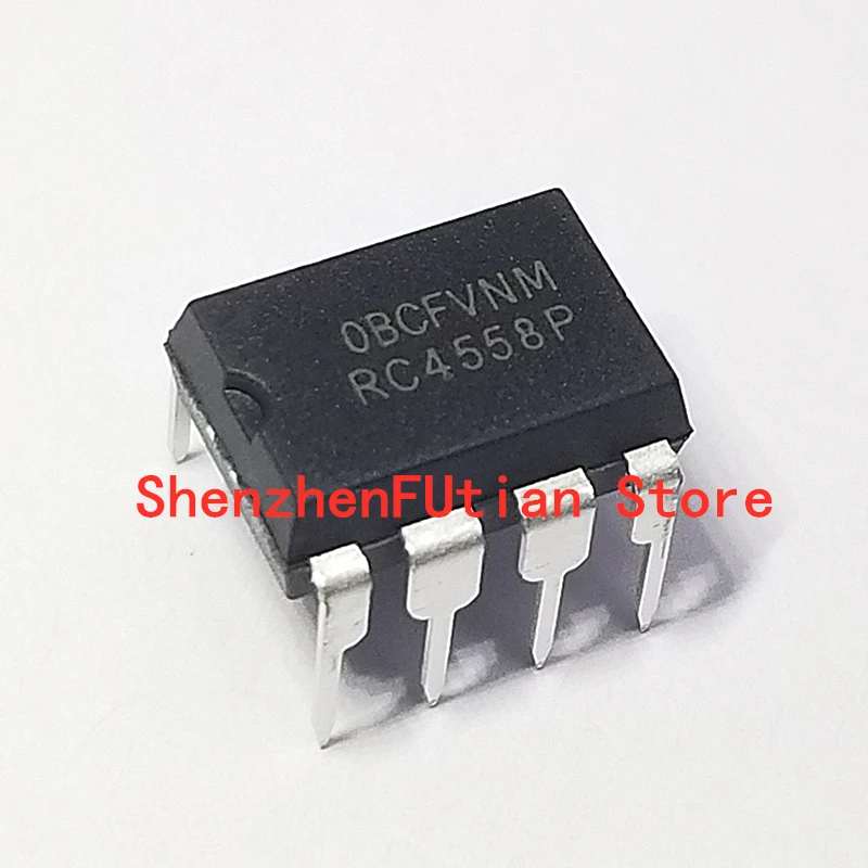 10pcs/lot RC4558P RC4558 DIP-8 4558P DIP New in stock