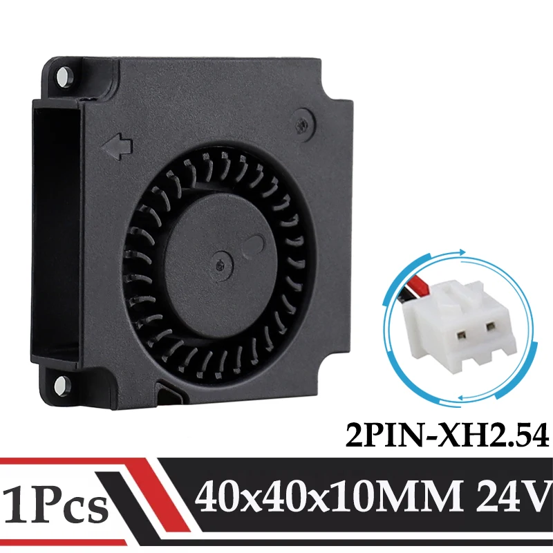 Gdstime 40x40x10mm Wentylator dmuchawy DC 24V Wentylator 4cm 40mmx10mm Podwójna kula i hydrauliczna bezszczotkowa chłodnica wydechowa 4010 Chłodnice do drukarek 3D