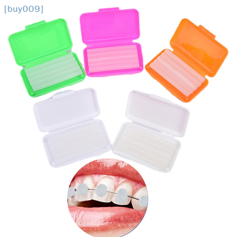 

10 шт., рельефный воск с фруктовым вкусом для брекетов, резинка, разноцветное раздражение, отбеливание зубов, стоматологические лабораторные материалы для ухода за полостью рта