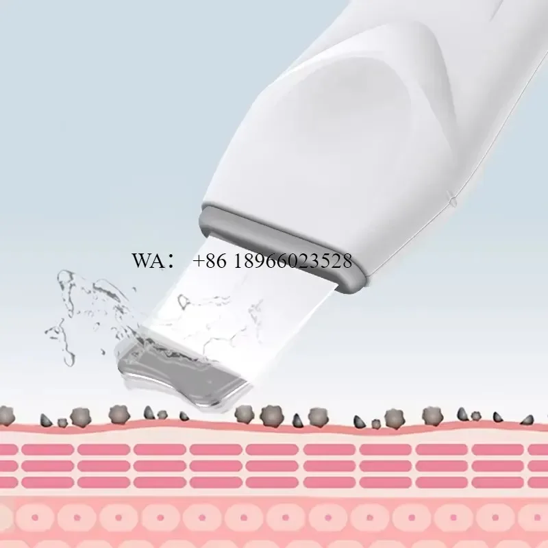 WMWMNU Ultrasonic Scrubber Facial Deep Vibration Cleaning Pore Cleaner for Commercial Beauty Instrument Aluminium Alloy
