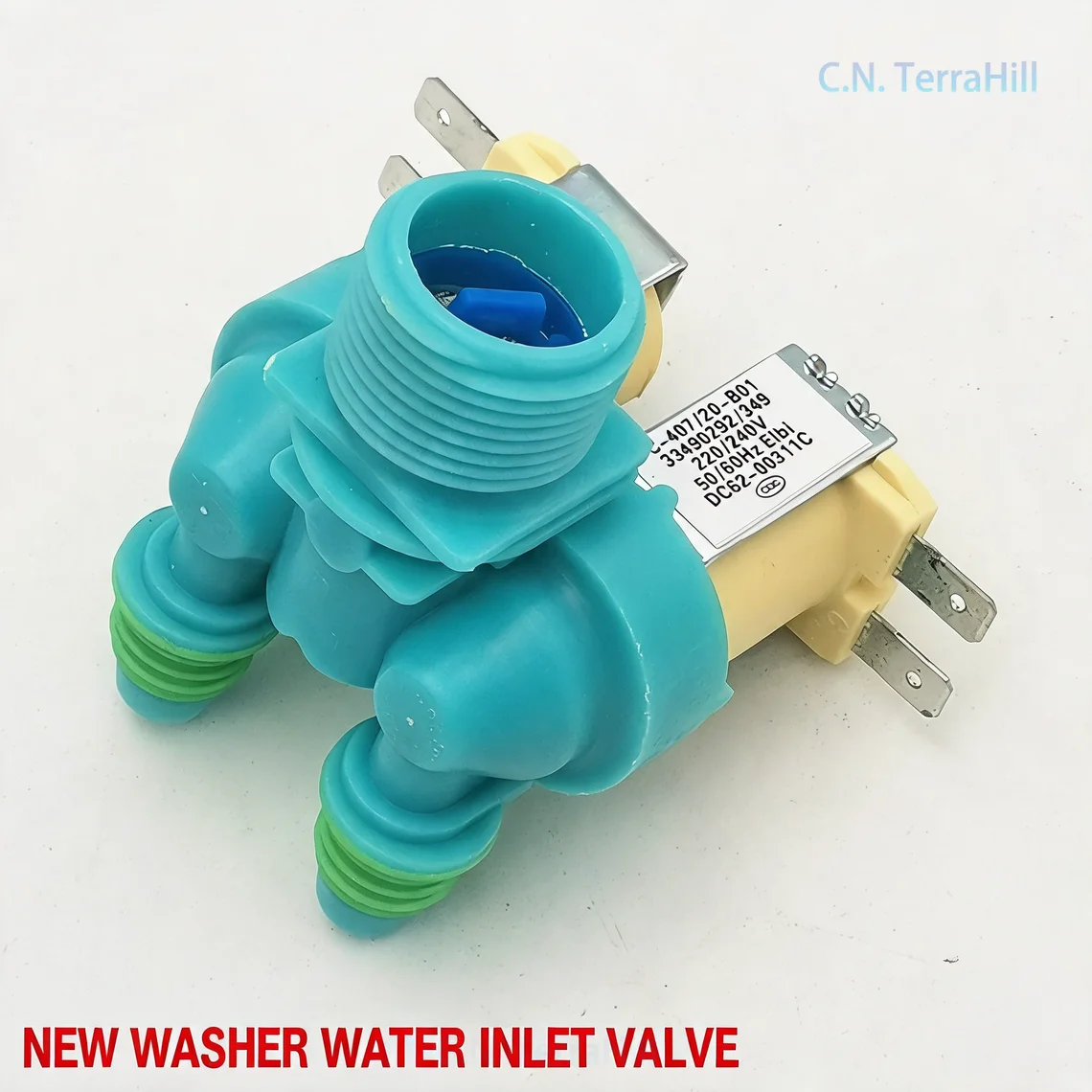 Washing Machine Water Inlet Valve Compatible with Samsung DC62-00311C DC62-00266E