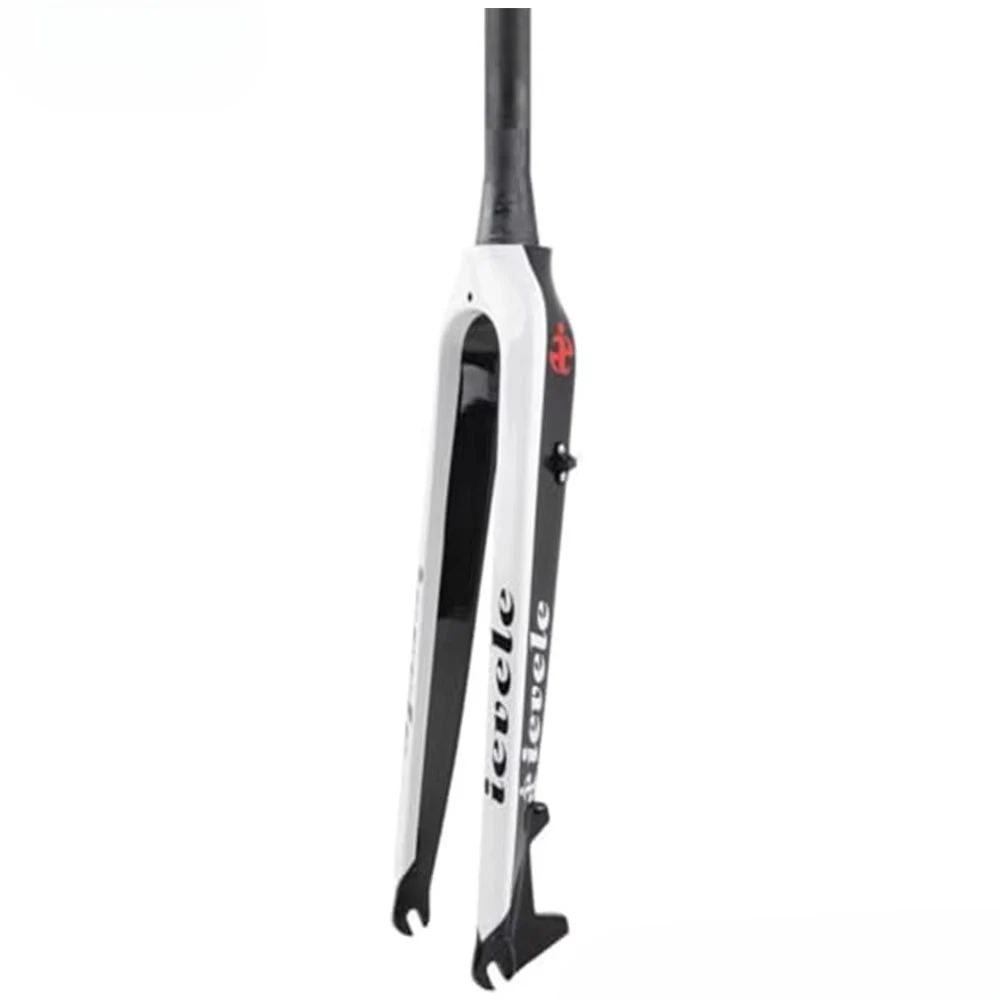 Full Carbon Fiber Mountain Mtb Bike Tapered Tube Hard Fork Front 26/27.5/29inch Wheels 1-1/2 Rigid Disc Brake Fork