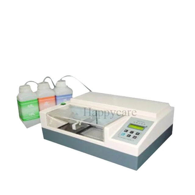 HC-B018  Laboratory  8 or 12 channels microplate elisa plate washer machine price