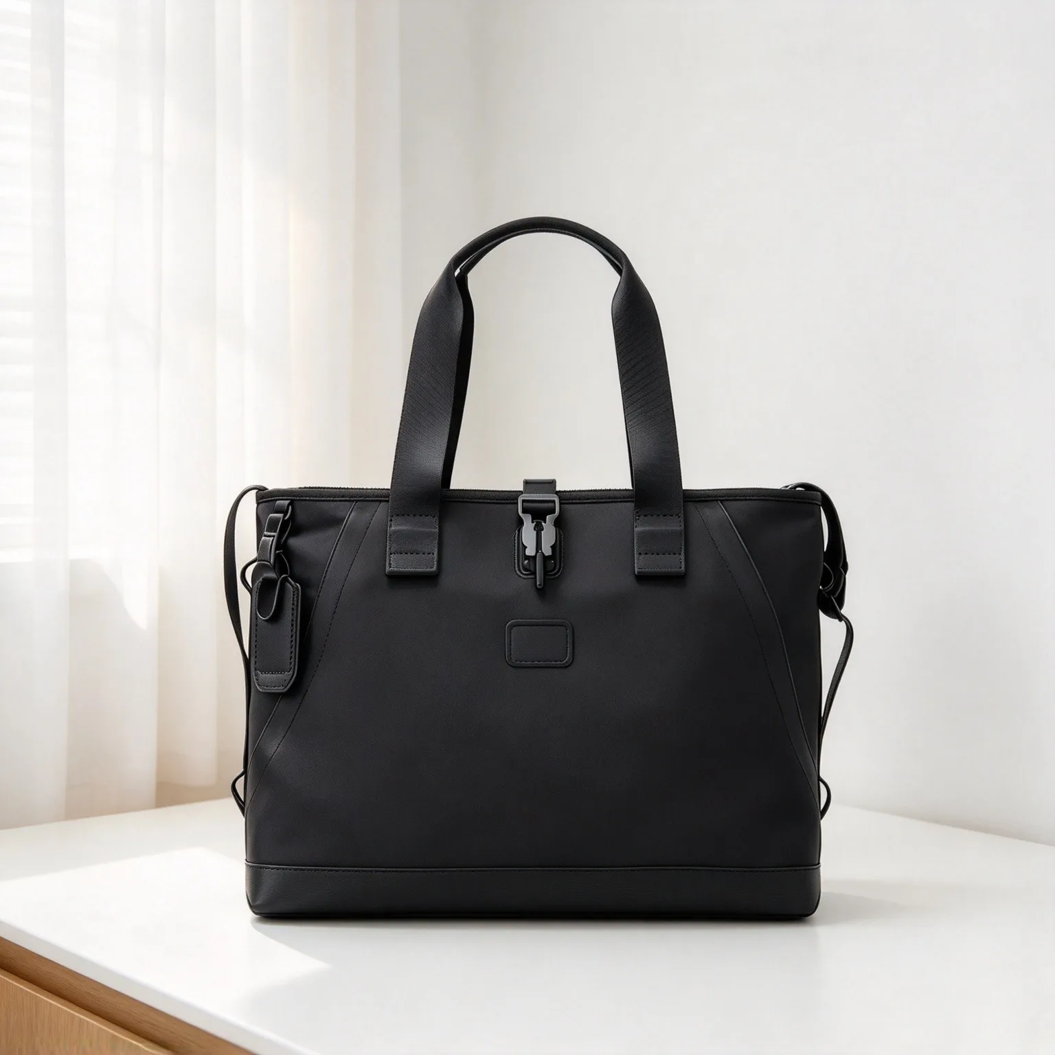 Nylon Tote Handbag for Men, Multi-use Business Casual Crossbody Shoulder Bag