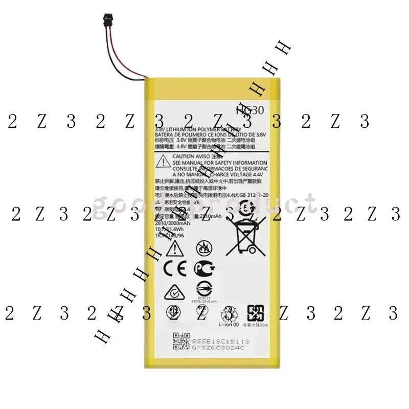 zx  For Motorola Moto G6 XT1925 Replacement Battery HG30 s