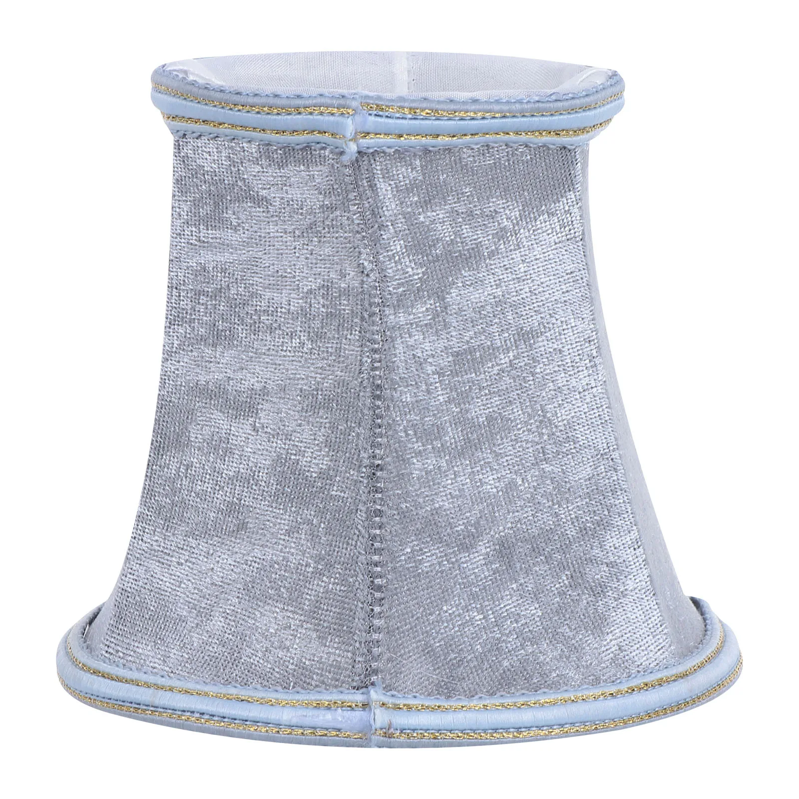 

Silver Grey Cloth Light Bulb Shade Fashionable Crafted DIY Cover Home Use Dust Proof Lamp Screen Accessories Ch Household