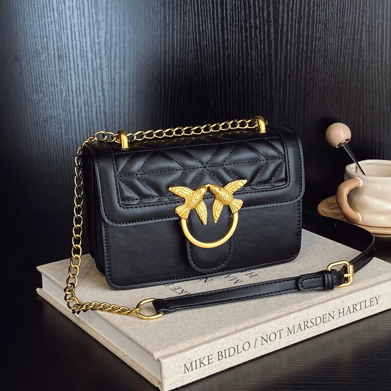 2025 Trendy Korean Small Square Bag - Fashion Chain Versatile Shoulder Bag