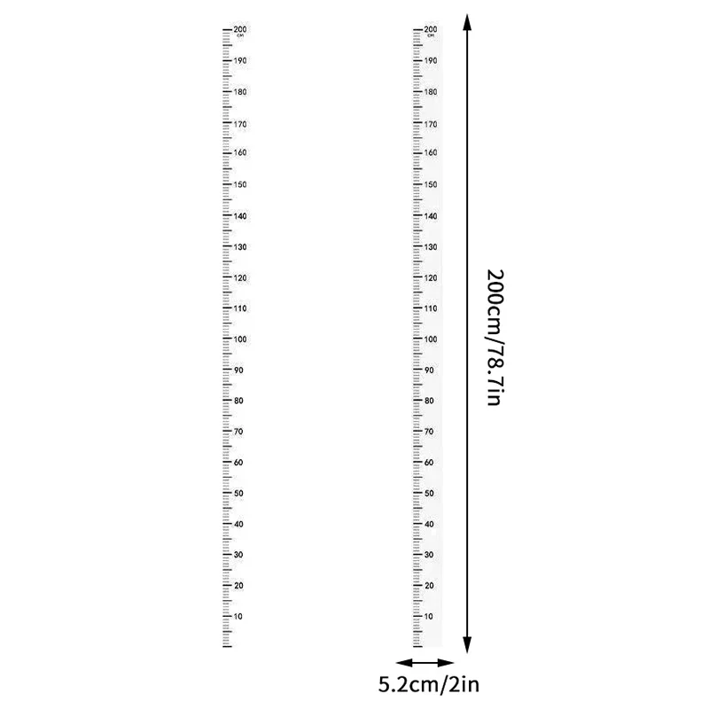 Height Wall Sticker For Child Wall Height Measuring Ruler Stickers Height Chart Wall Sticker For Kids Bedrooms Wall Decor