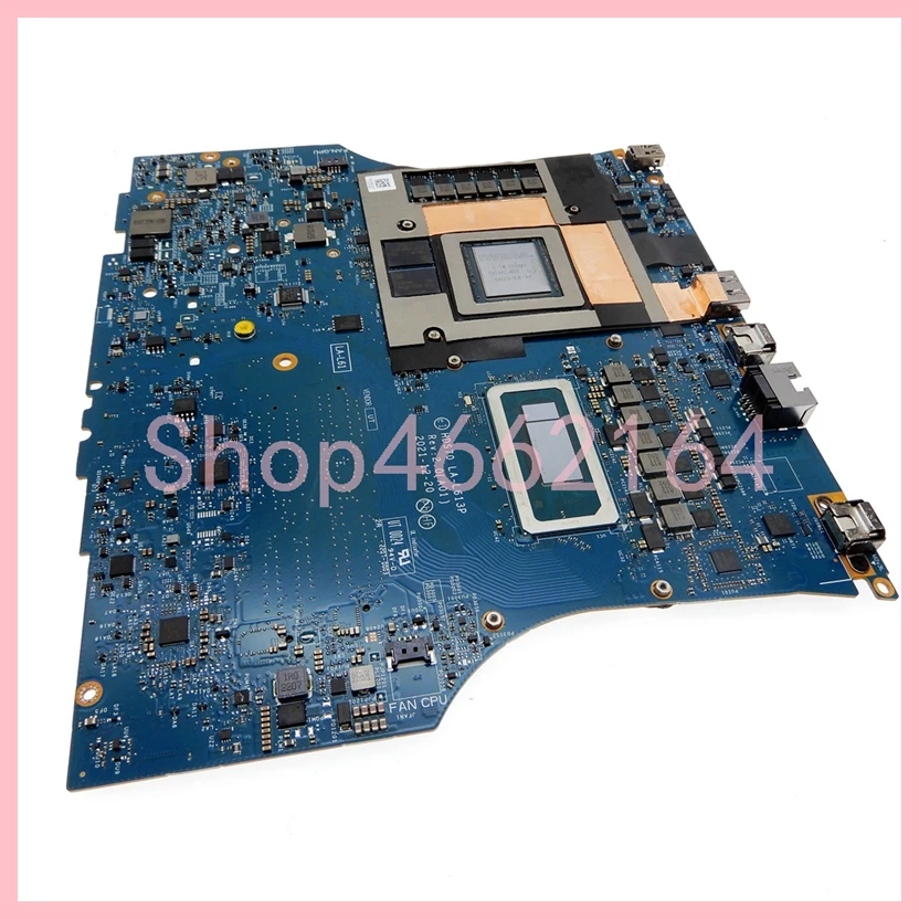 Imagem -06 - Placa-mãe Portátil para Dell Alienware La-l613p I712700h I9-12900hk Cpu Rtx3060 Rtx3070ti Rtx3080ti Placa-mãe Gpu Dell X17 r2