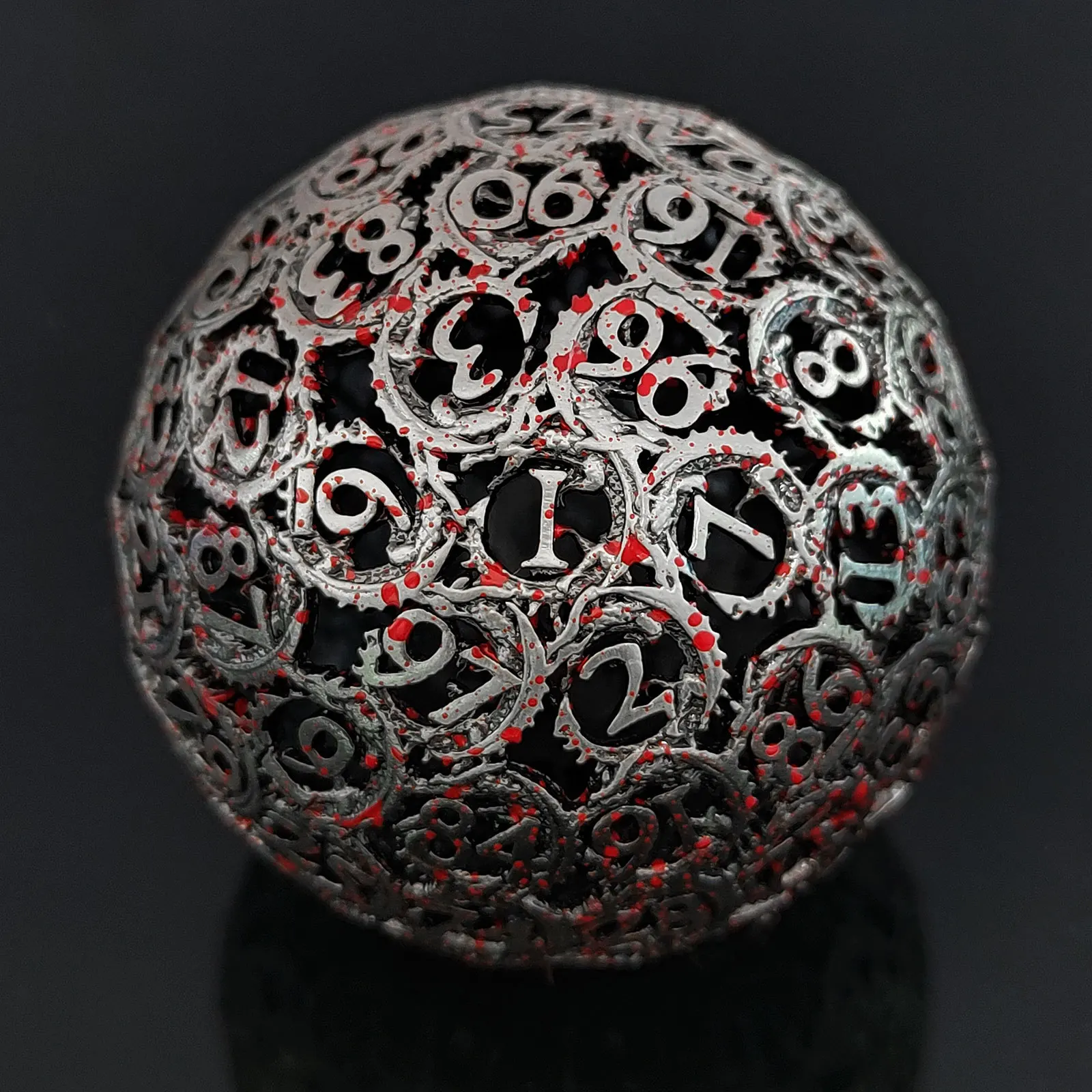 Hollow Dice D100 Metal DND Dic - Board Game Ludo recension och pris