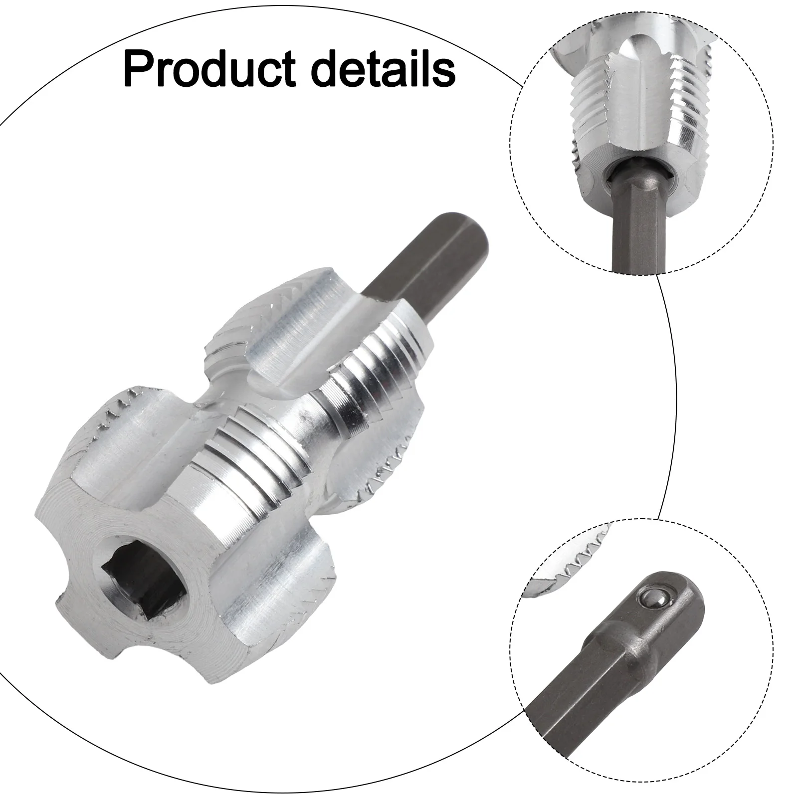 4 Point 6 Point PPR Water Pipe Internal Thread Opener For PVC Plastic Pipe Thread Tap Manual Electric Drill Hand Tool