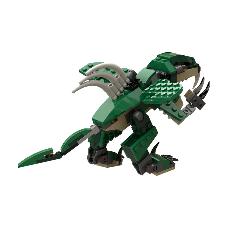 156 قطعة MOC Velociraptooth الخالق 3 1ed نموذج اللبنات لعبة العمارة تجميع هدية الكريسماس فكرة التعليم الطوب
