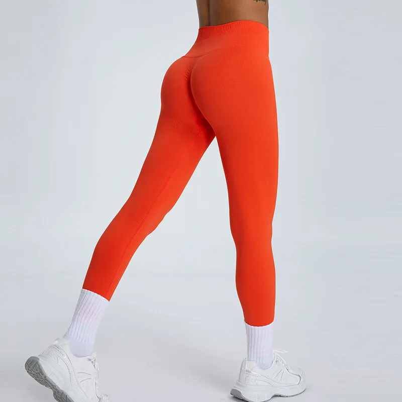 Women\'s Seamless Scrunch Butt Yoga Leggings High Waist Lifting Fitness Pants Gym Running Workout Tights Sports Sexy Yoga Pants